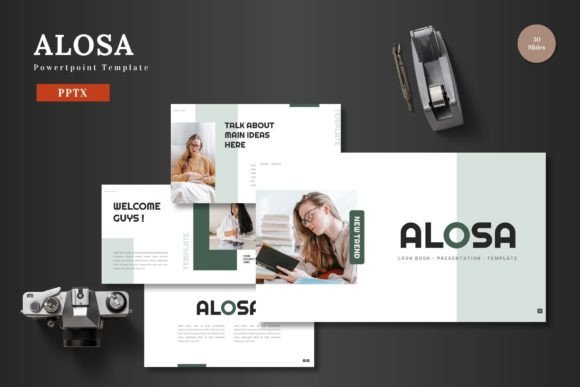 Alosa - Powerpoint Template: A Modern Design Asset