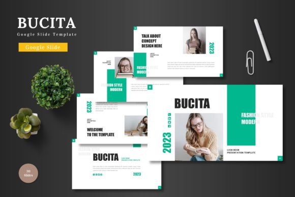 Bucita Google Slide Template: A Modern Design Asset