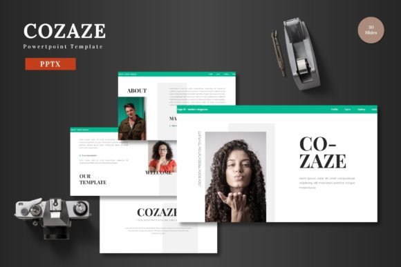 Cozaze - Powerpoint Template: Your All-in-One Presentation Solution