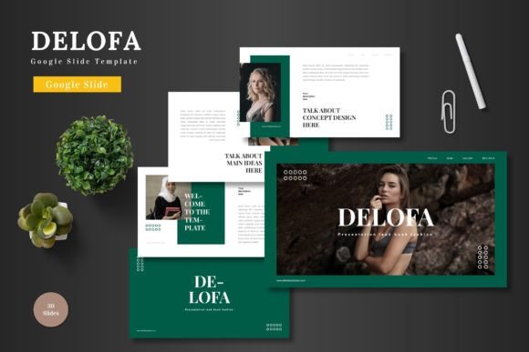 Delofa - Google Slide Template: A Versatile Design Asset