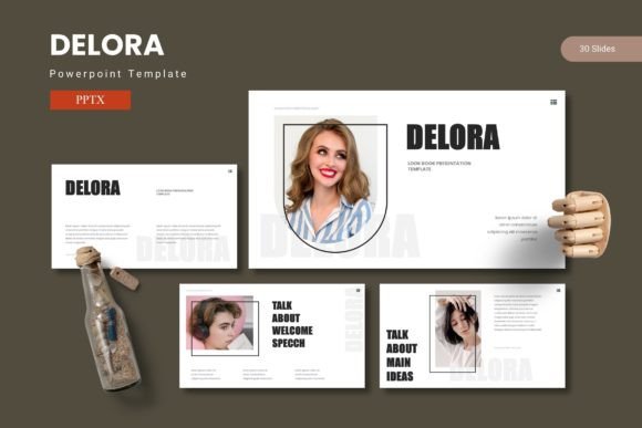 Delora - Powerpoint Template: Design with Impact