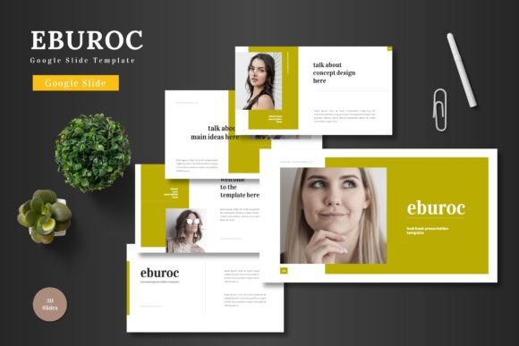 Eburoc - Google Slide Template: A Clean, Multipurpose Design Asset