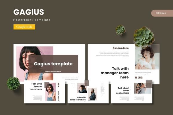 Gagius - Google Slide Template: Elevate Your Presentations