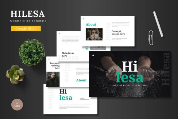 Hilesa - Google Slide Template: Clean, Scalable, Multipurpose