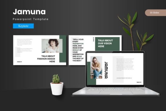 Jamuna - Keynote Template: Polished, Cohesive Presentations