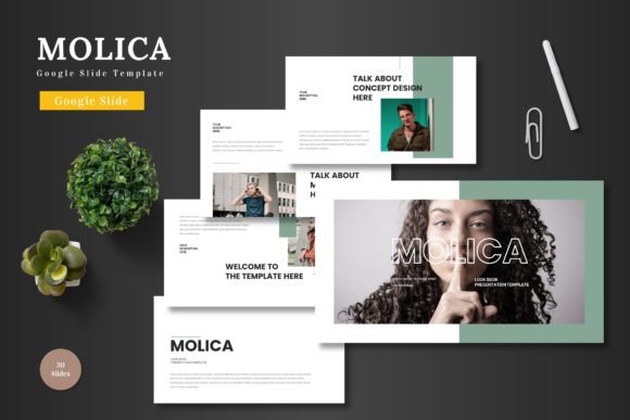 Molica: A Clean, Modern Google Slides Template
