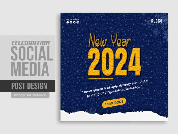 New Year Instagram Post: A Social Media Template Guide