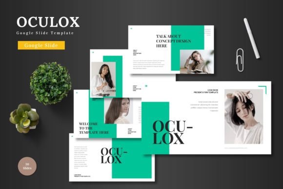 Oculox - Google Slide Template for Professional Presentations