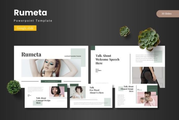 Rumeta - Google Slide Template for Polished Presentations